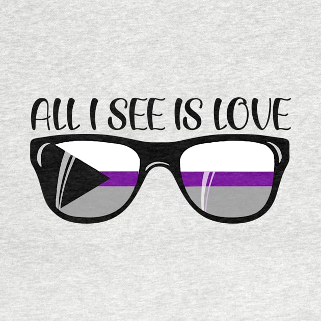 Demisexual Sunglasses - Love by Blood Moon Design